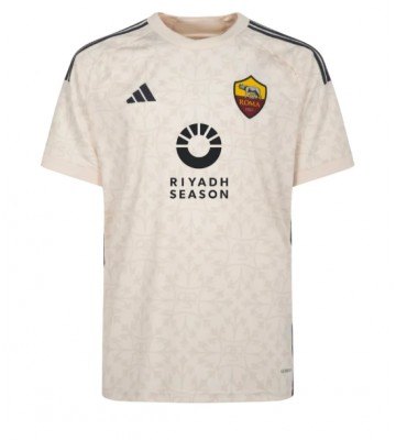 Lacne Muži Futbalové dres AS Roma 2023-24 Krátky Rukáv - Preč